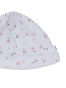 Marie-Chantal Katoenen muts met bloemenprint - Blauw