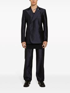 dolce&gabbana Dolce & Gabbana Geplooide pantalon - Blauw