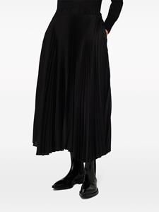 jilsander Jil Sander High waist midi-plooirok - Zwart