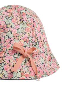 Bonpoint Grigri vissershoed met bloemenprint - Roze