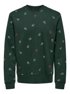 Only & Sons Onsbernard reg ditsy crew neck