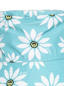 BARROW Vissershoed met bloemenprint - Blauw