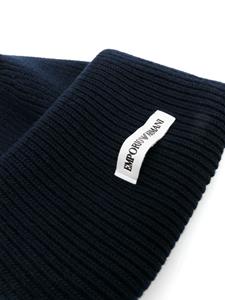emporioarmani Emporio Armani Muts met logopatch - Blauw