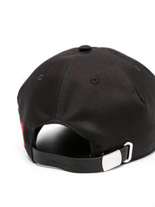alexandermcqueen Alexander McQueen Pet met geborduurd logo - Zwart