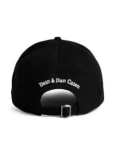 DSQUARED2 Honkbalpet met geborduurd logo - Zwart