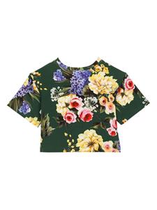 dolce&gabbanakids Dolce & Gabbana Kids T-shirt met print - Groen