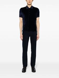 Brioni Straight jeans met logo applicatie - Blauw