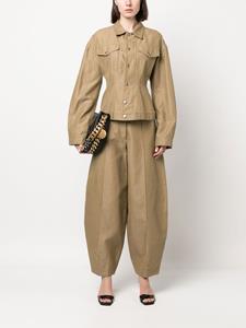 stellamccartney Stella McCartney Chino met wijde pijpen - Beige