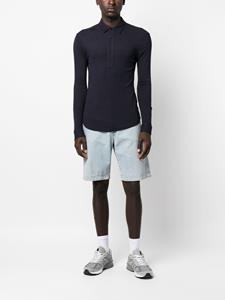 orlebarbrown Orlebar Brown Poloshirt met lange mouwen - Blauw