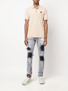 philippplein Philipp Plein Poloshirt met korte mouwen - Beige