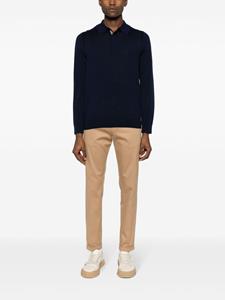 Paul Smith merino-wool polo shirt - Blauw