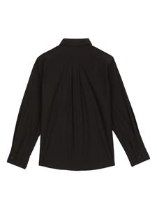 dolce&gabbanakids Dolce & Gabbana Kids Overhemd met stras - Zwart