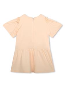chloékids Chloé Kids Blousejurk met geborduurd logo - Beige