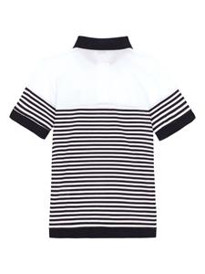 dolce&gabbanakids Dolce & Gabbana Kids Gestreept poloshirt - Wit