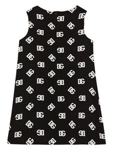 dolce&gabbanakids Dolce & Gabbana Kids Jurk met print - Zwart