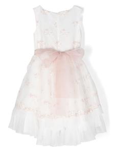 Mimilù Gelaagde tulen mini-jurk - Wit