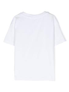 palmangelskids Palm Angels Kids Katoenen T-shirt - Wit