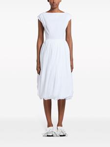 Marni Midi-jurk met boothals - Wit