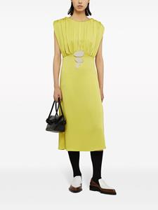 jilsander Jil Sander Mouwloze midi-jurk - Groen