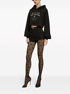 dolce&gabbana Dolce & Gabbana Hoodie met logoprint - Zwart