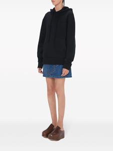 jwanderson JW Anderson Katoenen hoodie met geborduurd logo - Zwart