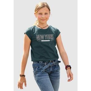 KIDSWORLD T-shirt New York - Print Korte mouwen, rechte pasvorm, met stijlvolle print