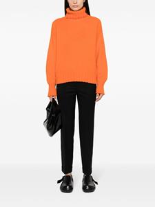 P.A.R.O.S.H. Slim-fit pantalon - Zwart