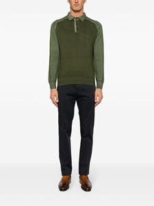 ETRO Gebreid poloshirt met geborduurd logo - Groen