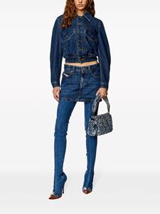 Diesel De-Ron low waist denim mini-rok - Blauw