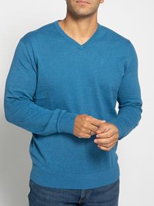 bugatti V-Ausschnitt-Pullover, mit Kaschmiranteil