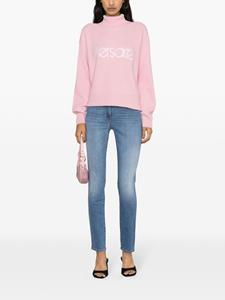 Versace Low waist Medusa skinny jeans - Blauw