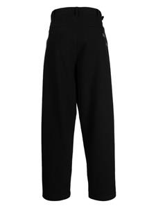 izzue Straight jeans met wijde pijpen - Zwart
