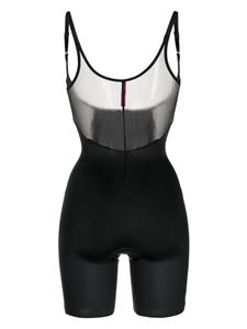 SPANX Shaping mesh-panel bodysuit - Zwart
