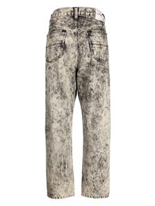 Namacheko Gebleekte straight jeans - Wit