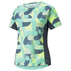 PUMA Trainingsshirt IndividualBlaze - Turquoise/Groen Dames