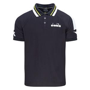 Diadora Polo Icon - Zwart/Wit