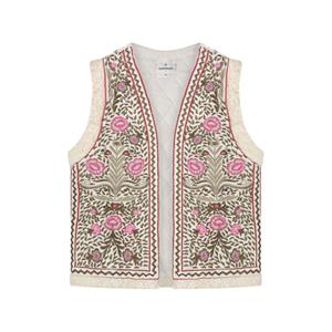 SUMMUM Female Jassen Gilet Embroidered Velours 9s110-11729