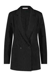 Studio Anneloes Sence Orn. Jacquard Blazer 09366 Blazers 9000 Black