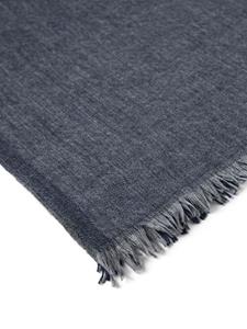 brunellocucinelli Brunello Cucinelli Sjaal met colourblocking - Blauw