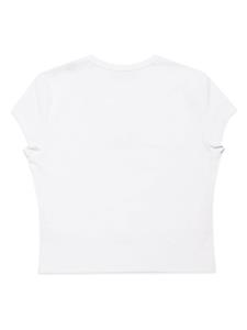 dieselkids Diesel Kids T-shirt met logo - Beige
