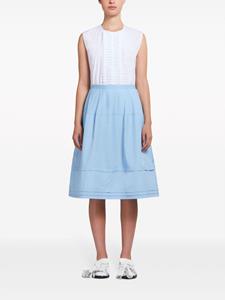 Marni Plooirok met A-lijn - Blauw