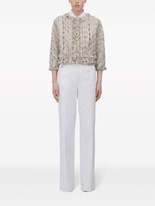 alexandermcqueen Alexander McQueen Jeans met logoplakkaat - Wit