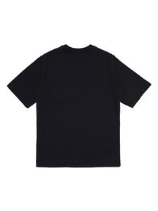 dieselkids Diesel Kids T-shirt met geborduurd logo - Zwart