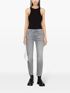 7 For All Mankind high-waisted skinny jeans - Grijs