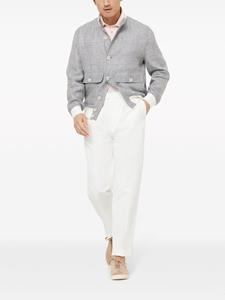 brunellocucinelli Brunello Cucinelli Poloshirt met knoopsluiting - Roze