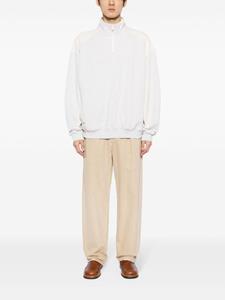 fivecm FIVE CM Katoenen sweater met halve rits - Grijs