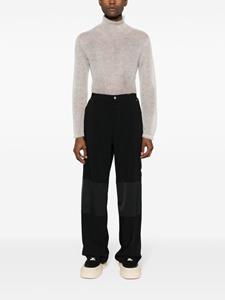 MM6 Maison Margiela panelled straight-leg cargo trousers - Zwart