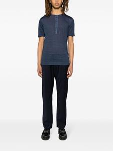 Barena Tosador straight broek van scheerwol - Blauw