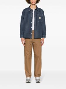 carharttwip Carhartt WIP Broek van biologisch katoen met cargo zakken - Bruin