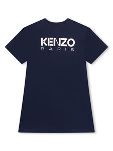 kenzokids Kenzo Kids Jurk met bloemenprint - Blauw